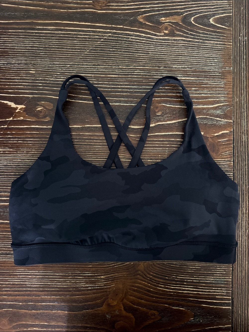 Lululemon energy Black camo Sports Bra